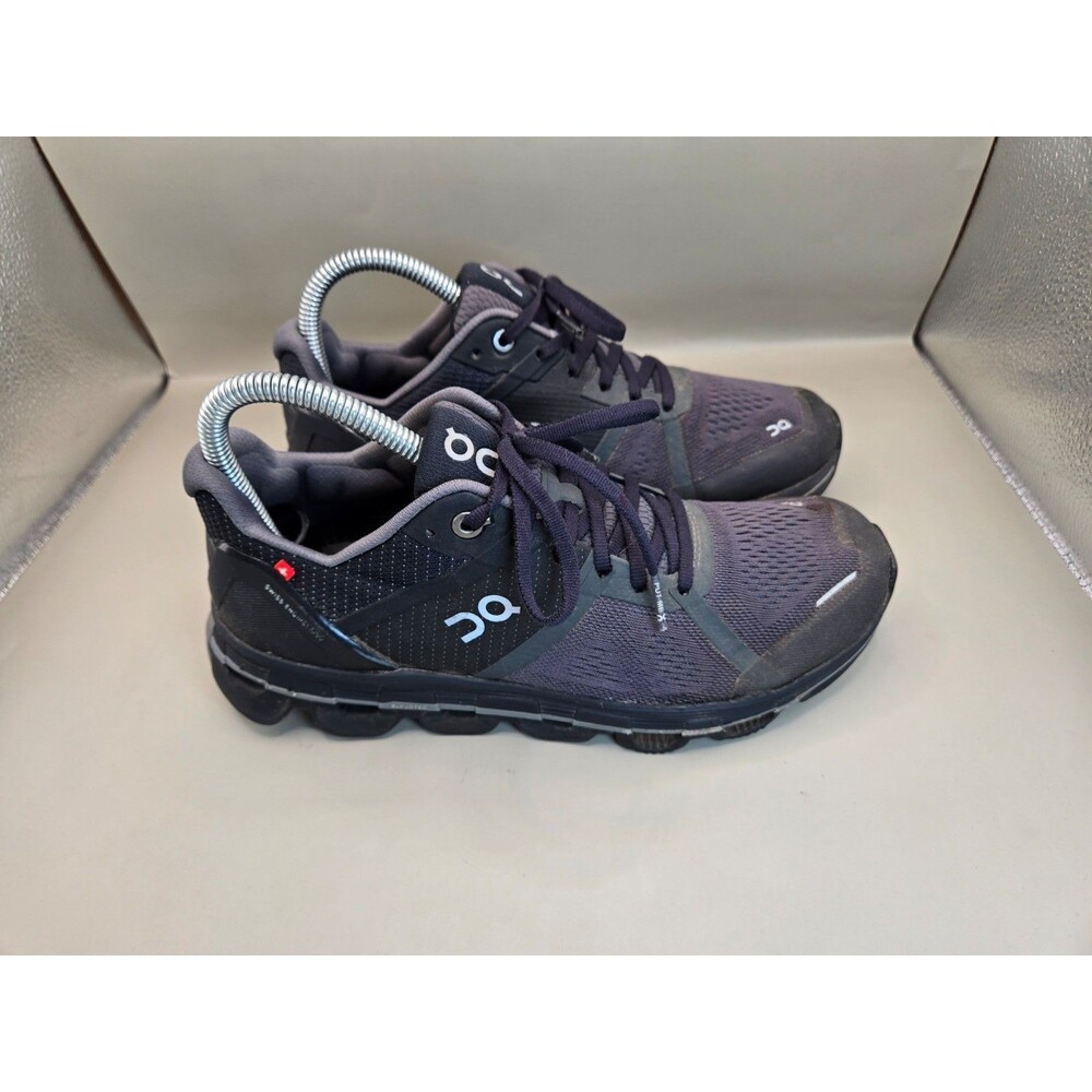 On Cloudace Shoes Womens 7 Black Graphite Road Running Athletic Workout Sneakers